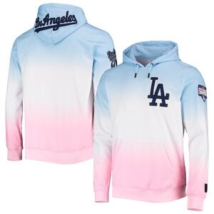 NWT Limited Edition Los Angeles Dodgers Pro Standard Blue and Pink Ombre Hoodie